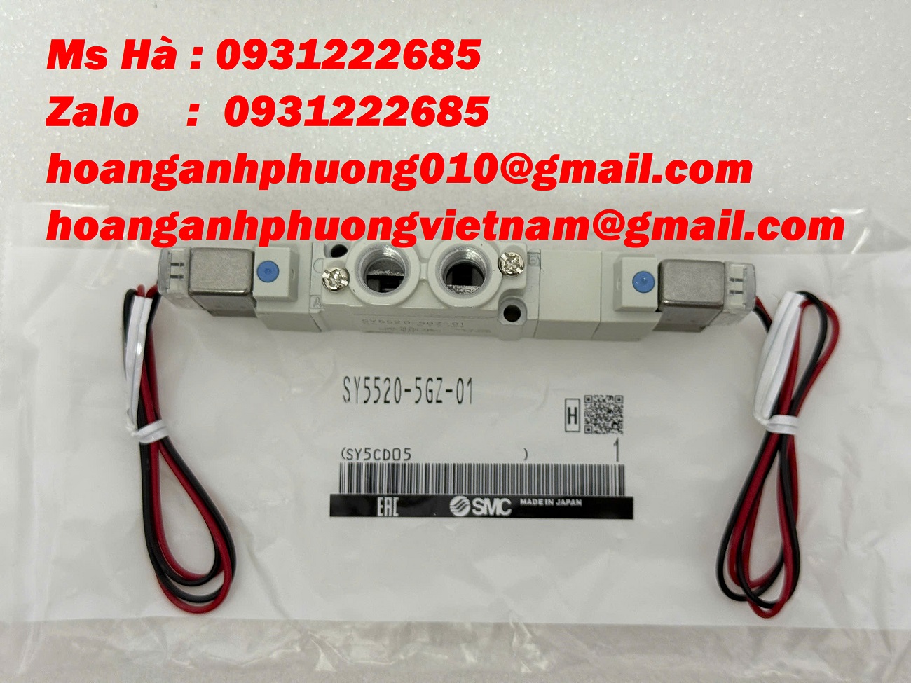 Bình Dương - Van điện từ giá tốt dòng SMC SY5520-5GZ-01
